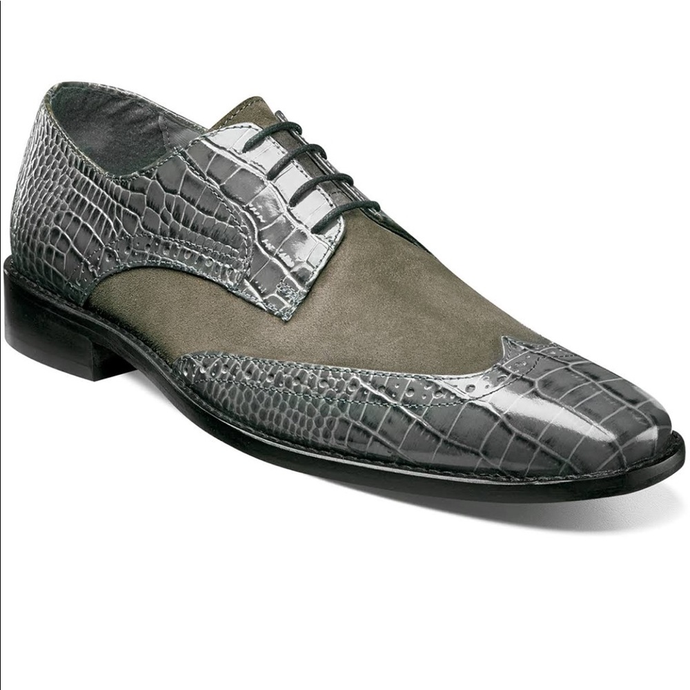 Men’s Stacy Adams Arturo Wingtip Oxford - Picture 5 of 8